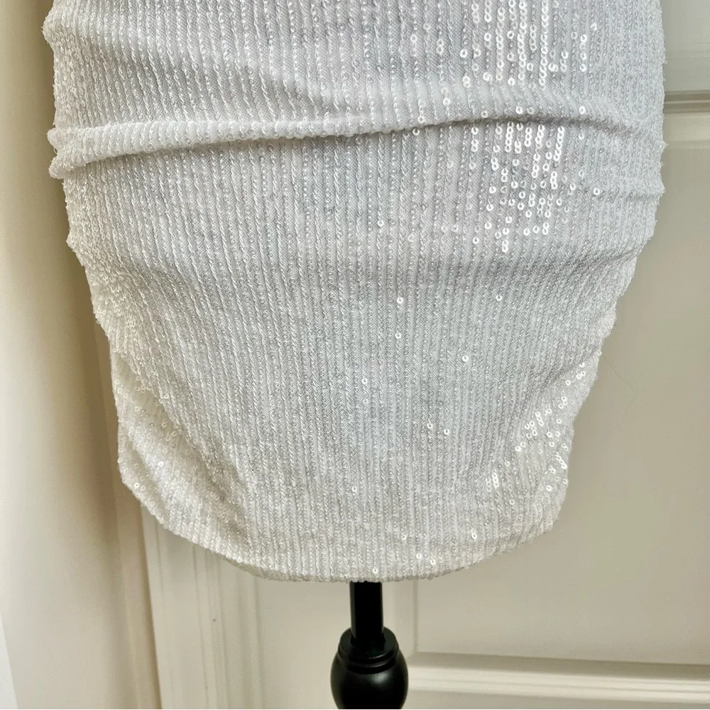 Hello Molly Frequent The Club Dress White Sz 6 - Picture 6 of 16
